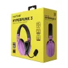 HATOR Hyperpunk 3 Wireless ausinės laidinės ir belaidės ant galvos dedamos žaidimams USB Type-C / USB Type-A Bluetooth violetinės