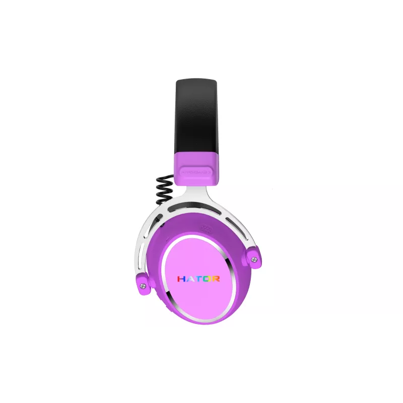 HATOR Hypergang 3 Wireless ausinės su galvos apyrankiu Žaidimų USB Type-C / USB Type-A Bluetooth Violetinė