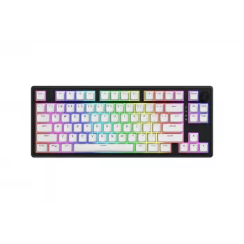 HATOR Skyfall Wireless 80 klaviatūra Žaidimų USB + RF belaidė + Bluetooth QWERTY JAV anglų Juoda, Balta