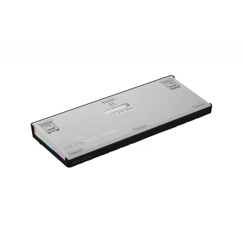 HATOR Skyfall Wireless 80 klaviatūra Žaidimų USB + RF belaidė + Bluetooth QWERTY JAV anglų Juoda, Balta