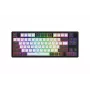 HATOR Skyfall Pro Wireless 80 klaviatūra Žaidimų USB + RF belaidė + Bluetooth QWERTY JAV anglų Juoda, Pilka