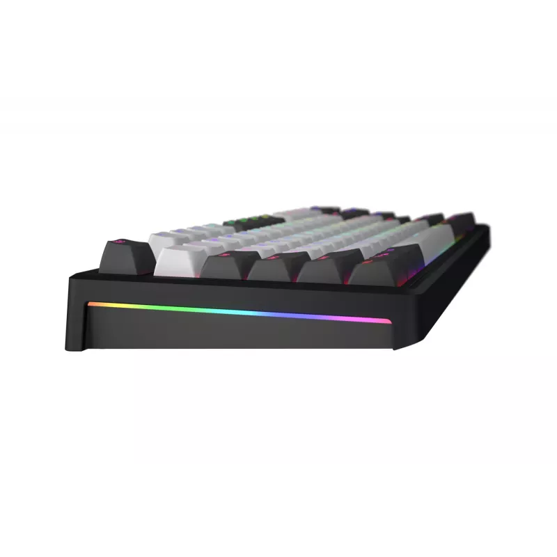 HATOR Skyfall Pro Wireless 80 klaviatūra Žaidimų USB + RF belaidė + Bluetooth QWERTY JAV anglų Juoda, Pilka