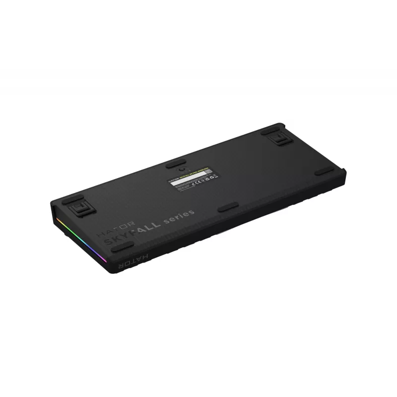 HATOR Skyfall Pro Wireless 80 klaviatūra Žaidimų USB + RF belaidė + Bluetooth QWERTY JAV anglų Juoda, Pilka