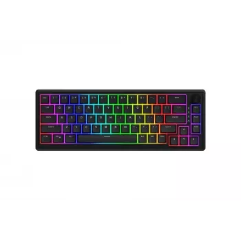 HATOR Skyfall 65 Laidinė, Mechaninė, USB-C, Aurum Sterling, 70M paspaudimų, RGB, Juoda, 790g