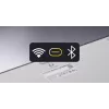 HATOR Skyfall Wireless 65 belaidė klaviatūra, skirta žaidimams, USB + RF belaidis ryšys + Bluetooth, QWERTY, JAV anglų k., juoda, balta