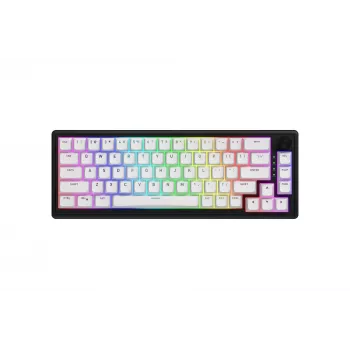 HATOR Skyfall 65 MAG ULTRA 8K klaviatūra, skirta žaidimams, laidinė, USB, QWERTY, US English, juoda, balta
