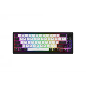 HATOR Skyfall 65 MAG ULTIMA 8K belaidė klaviatūra Žaidimams USB + RF belaidis + Bluetooth QWERTY US English Juoda, Balta