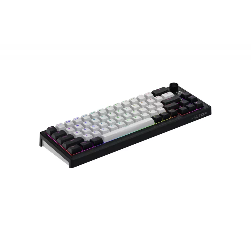 HATOR Skyfall 65 MAG ULTIMA 8K belaidė klaviatūra Žaidimams USB + RF belaidis + Bluetooth QWERTY US English Juoda, Balta