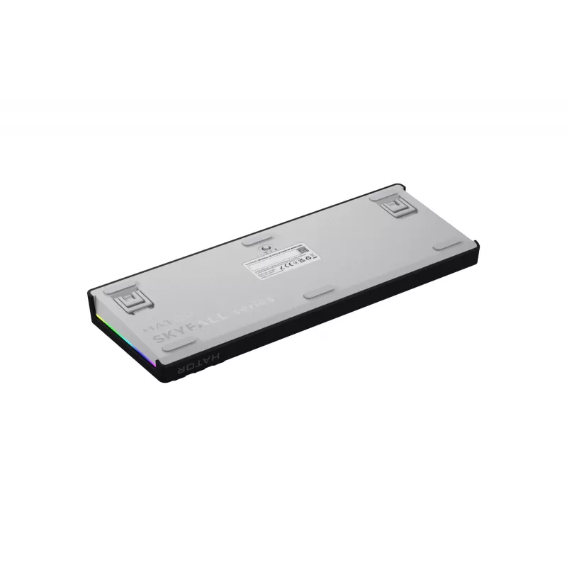 HATOR Skyfall 65 MAG ULTIMA 8K belaidė klaviatūra Žaidimams USB + RF belaidis + Bluetooth QWERTY US English Juoda, Balta