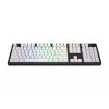 HATOR Skyfall Wireless 100 klaviatūra, žaidimams, USB + RF belaidė + Bluetooth, QWERTY, US anglų k., juoda, balta