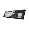 HATOR Skyfall Pro Wireless 100 klaviatūra, žaidimų, USB + RF belaidė + Bluetooth, QWERTY, JAV anglų, juoda, pilka