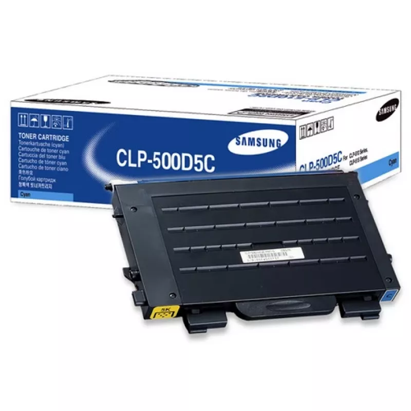 Samsung CLP-500D5C tonerio kasetė Originali Žydra