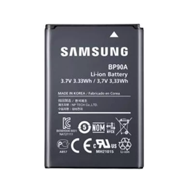 Įkraunama ličio jonų vaizdo kameros baterija Samsung BP90A, 900 mAh, 3,7 V, 18,5 g