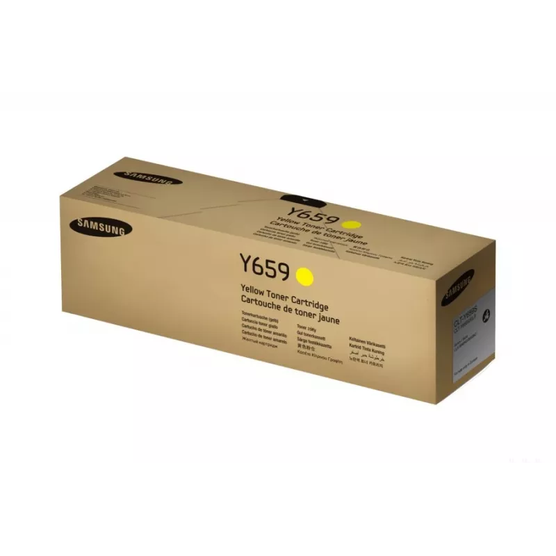 Samsung CLT-Y659S dažų kasetė 1 vnt. Originali Geltona