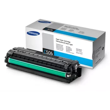 Samsung CLT-C506S dažų kasetė 1 vnt. Originali Žydra