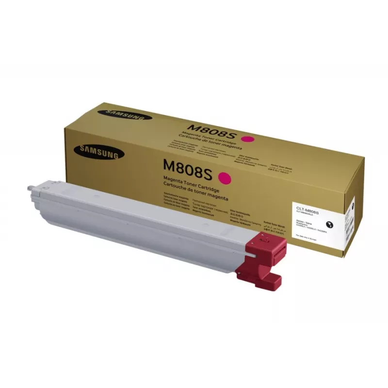 tonerio kasetė Samsung CLT‑M808S Magenta, laser, išeiga 20 000 puslapių, 1 vnt.