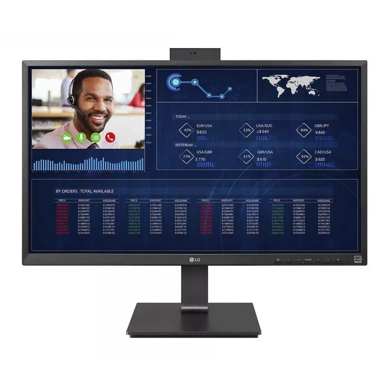 LG 27CQ651I-6P daugiafunkcis kompiuteris / darbo stotis Intel® Celeron® J4105 68,6 cm (27 col.) 1920 x 1080 pikselių daugiafunkcis plonasis klientas 4 GB DDR4-SDRAM 16 GB HDD Wi-Fi 4 (802.11n) balta