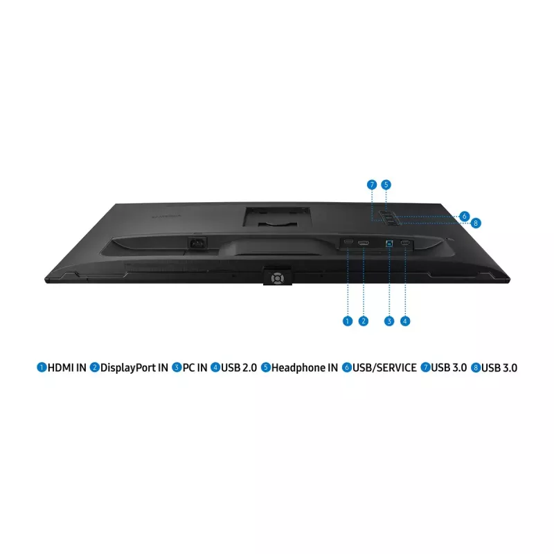 Samsung S32A600NWU kompiuterio monitorius 81,3 cm (32 colių) 2560 x 1440 pikselių Quad HD juodas