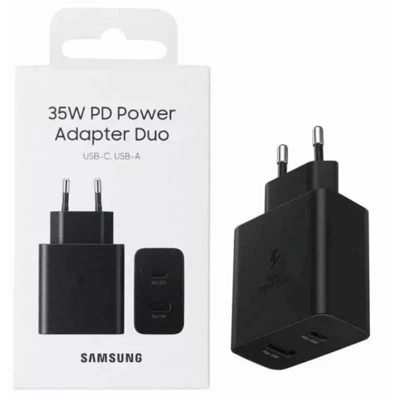 Samsung EP-TA220NBEGEU mobiliojo įrenginio įkroviklis Ausinės, Ausinės su mikrofonu, Nešiojamas kompiuteris, Išmanusis telefonas, Išmanusis laikrodis, Planšetė Juoda kintamoji srovė Vidaus