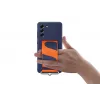 Samsung Silikoninis galinis dangtelis su dirželiu, baltas, skirtas Samsung Galaxy S21 FE