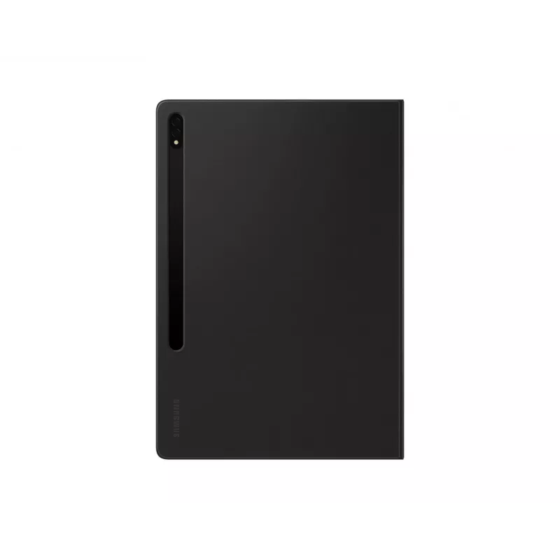 Planšetinio kompiuterio aplanko tipo dėklas Samsung EF-ZX800P, skirtas Galaxy Tab S8+ / S7+ / S7 FE, tinka 12,7 colio ekranui, juodas