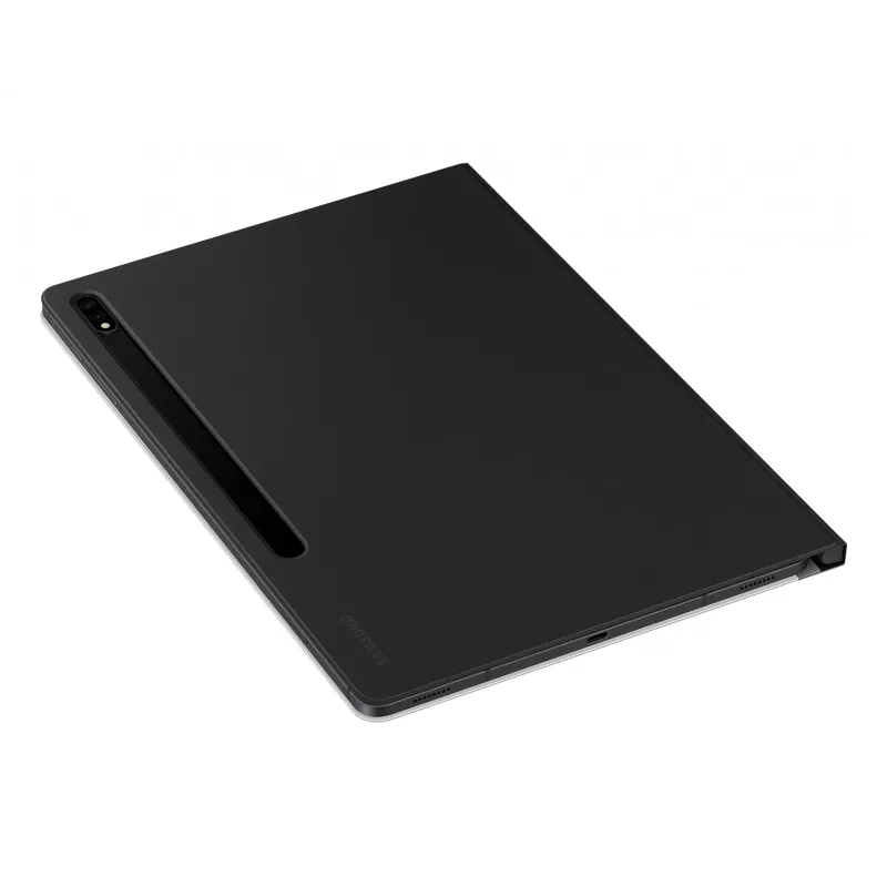 Planšetinio kompiuterio aplanko tipo dėklas Samsung EF-ZX800P, skirtas Galaxy Tab S8+ / S7+ / S7 FE, tinka 12,7 colio ekranui, juodas