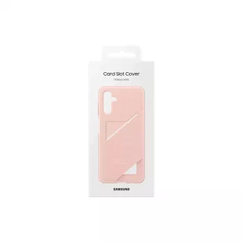 Mobiliojo telefono dėklas Samsung Galaxy A04s EF-OA047TZEGWW, dėklas korpusui iki 16,5 cm (6,5 colio) ekranams, rožinis, 1 kortelės kišenėlė