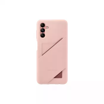 Mobiliojo telefono dėklas Samsung Galaxy A04s EF-OA047TZEGWW, dėklas korpusui iki 16,5 cm (6,5 colio) ekranams, rožinis, 1 kortelės kišenėlė