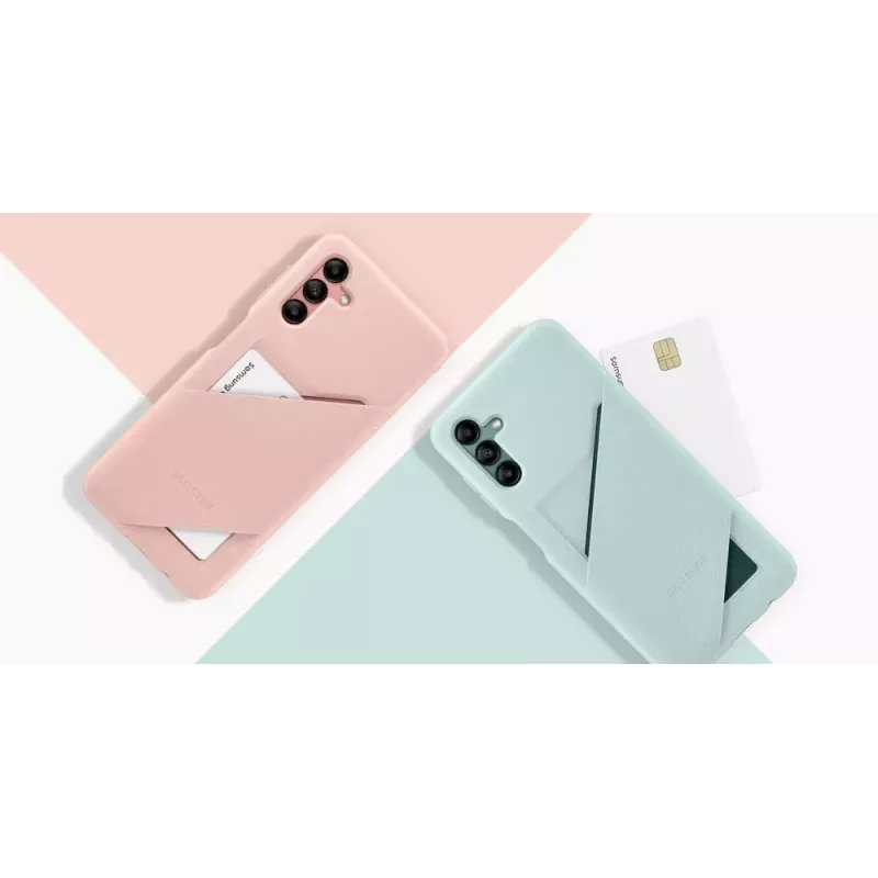 Telefono dėklas Samsung EF-OA047TGEGWW, skirtas Galaxy A04s, TPU, 16,5 cm (6,5 colio) ekranui, žalias, 1 kortelių kišenėlė