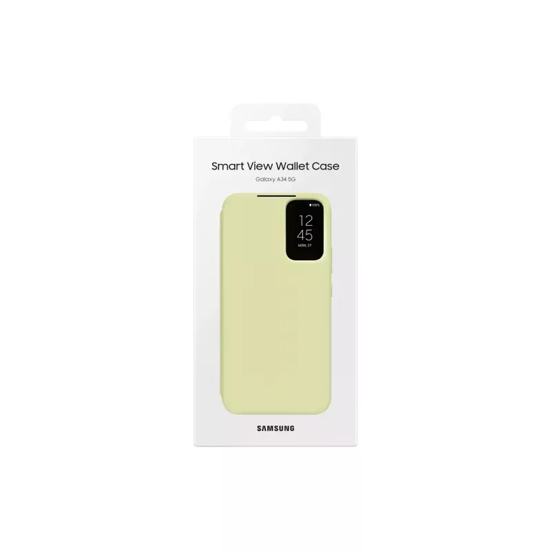 Samsung EF-ZA346 mobiliojo telefono dėklas 16.8 cm (6.6 col.) Piniginės tipo dėklas Lime