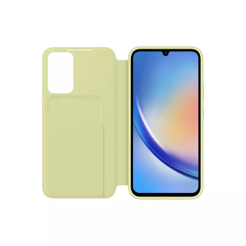 Samsung EF-ZA346 mobiliojo telefono dėklas 16.8 cm (6.6 col.) Piniginės tipo dėklas Lime