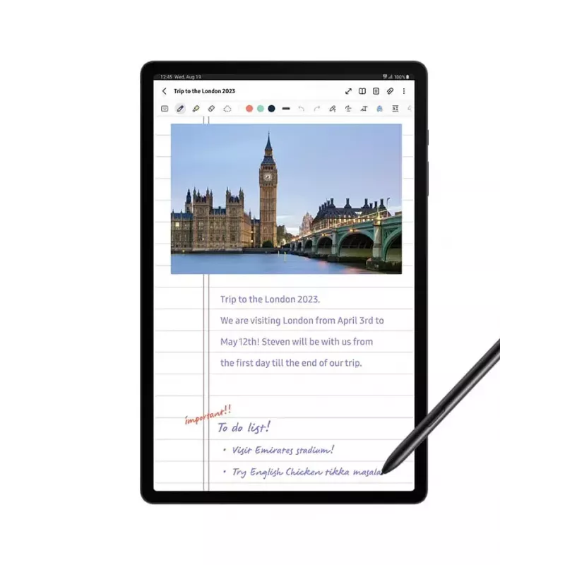 Samsung Galaxy Tab S9 SM-X716B 5G Snapdragon 128 GB 27,9 cm (11 colių) 8 GB Wi-Fi 6 (802.11ax) Android 13 Grafitas