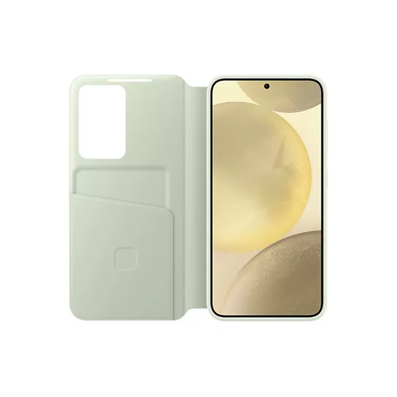 Piniginės tipo dėklas Samsung Galaxy S24, žalias