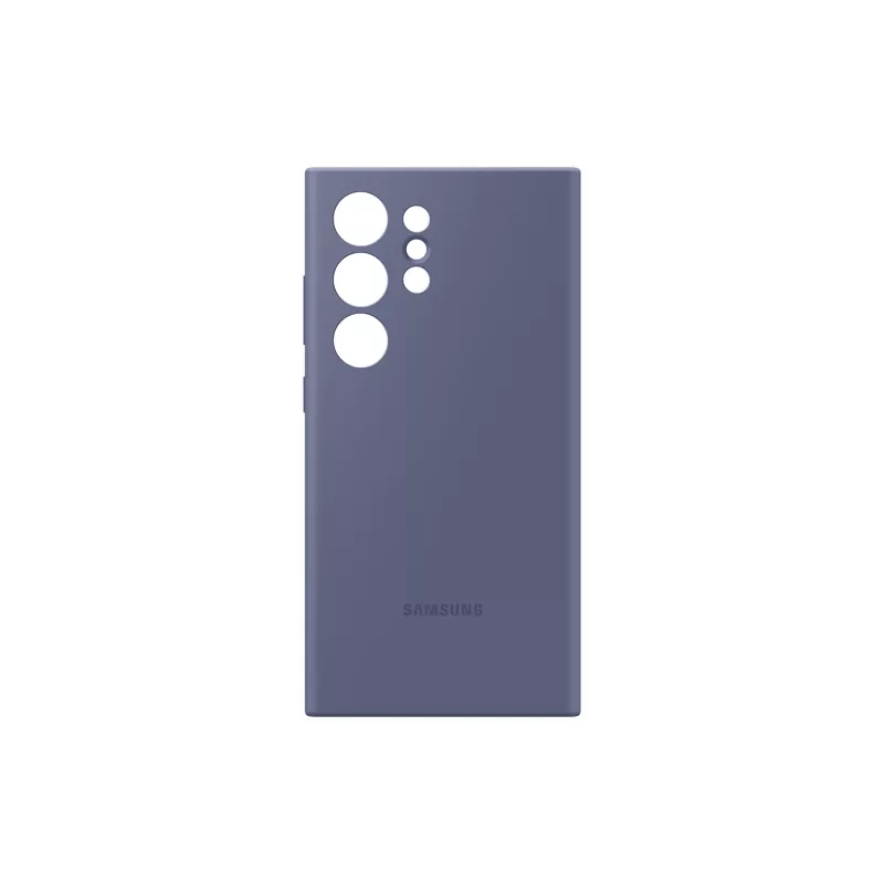 Silikoninis dėklas Samsung Galaxy S24 Ultra Violetinis Vienspalvis
