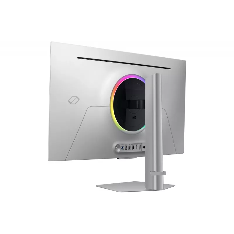 Samsung G80SD kompiuterio monitorius 81,3 cm (32 col.) 3840 x 2160 pikselių 4K Ultra HD OLED sidabrinis