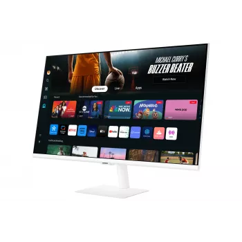 Samsung M70D kompiuterio monitorius 81,3 cm (32 col.) 3840 x 2160 pikselių 4K Ultra HD LED baltas