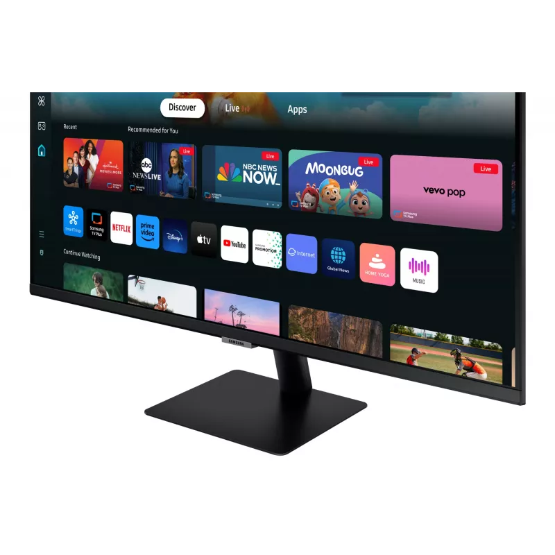 Samsung M50D kompiuterio monitorius 68,6 cm (27 coliai) 1920 x 1080 pikseliai Full HD LED juodas