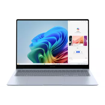 Samsung Galaxy Book4 Edge NP960XMAA-EXP Snapdragon X1E-80-100 Nešiojamas kompiuteris 40,6 cm (16 colių) Jutiklinis ekranas WQXGA+ 16 GB LPDDR5x-SDRAM 512 GB eUFS Wi-Fi 7 (802.11be) Windows 11 Home Olandiška mėlyna