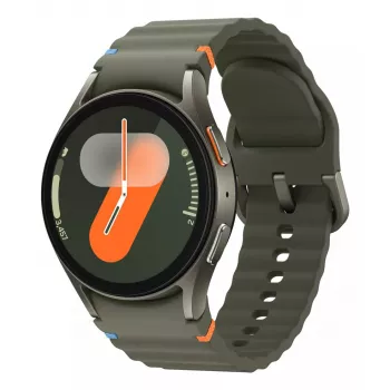Išmanusis laikrodis Samsung Galaxy Watch7, 40 mm aliuminio korpusas, 1,3 colio AMOLED, 432×432, 4G, Wi‑Fi, GPS, 300 mAh, žalias dirželis (S/M)