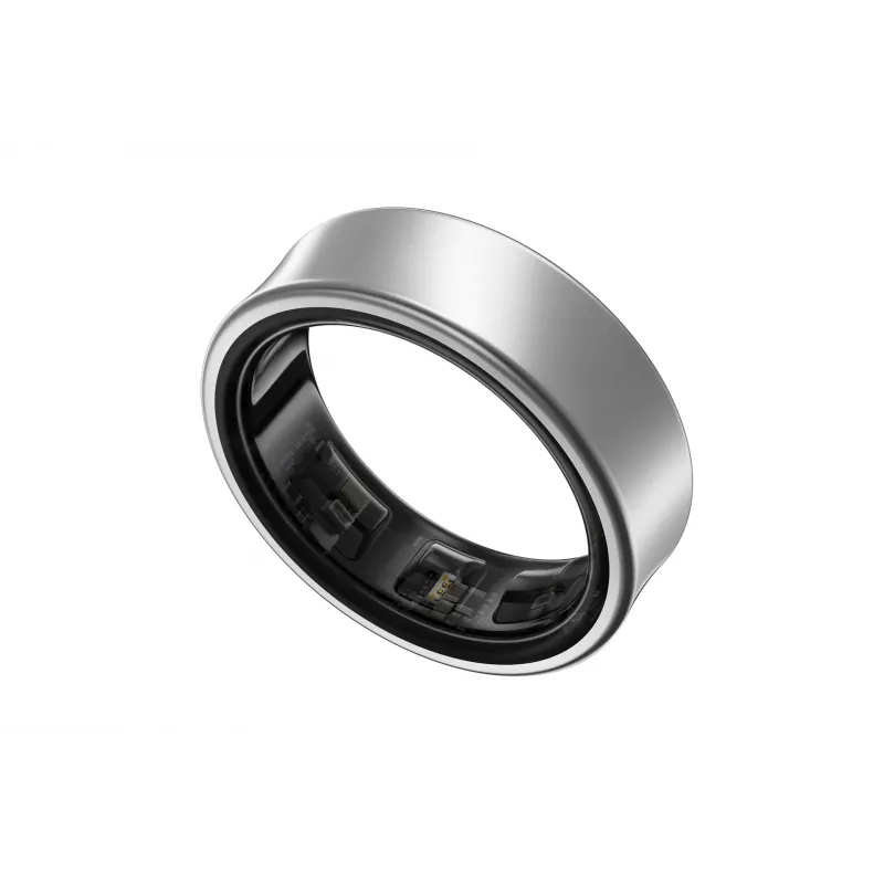Išmanusis žiedinis veiklos stebėjimo prietaisas „Samsung Galaxy Ring“ sidabrinis optinis širdies ritmo jutiklis
