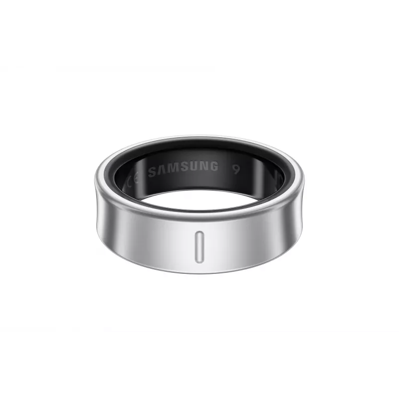 Išmanusis žiedinis veiklos stebėjimo prietaisas „Samsung Galaxy Ring“ sidabrinis optinis širdies ritmo jutiklis