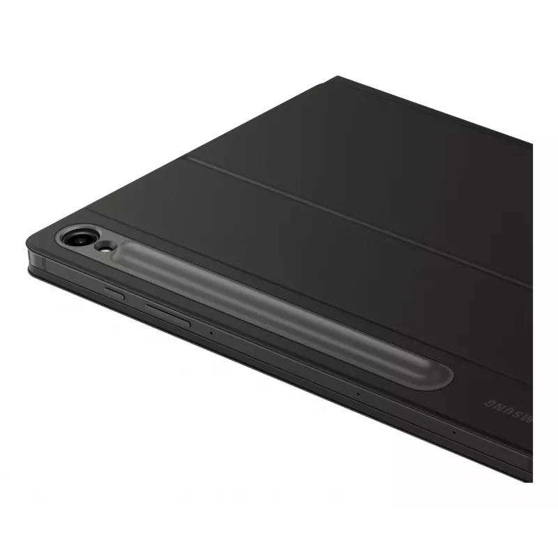 Klaviatūra Samsung EF-DX725 Nordic Pogo Pin Juoda Touchpad
