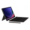 Klaviatūra Samsung EF-DX725 Nordic Pogo Pin Juoda Touchpad