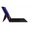 Klaviatūra Samsung EF-DX725 Nordic Pogo Pin Juoda Touchpad