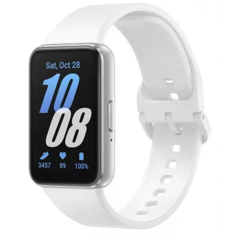 Samsung Galaxy Fit3 4,06 cm (1,6 colio) AMOLED 40 mm skaitmeninis 256 x 402 pikselių jutiklinis ekranas Sidabrinis