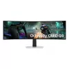Samsung G91SD kompiuterio monitorius 124,5 cm (49 colių) 5120 x 1440 pikselių „Dual QHD OLED“ sidabrinis