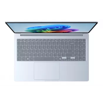 Samsung Galaxy Book4 Edge NP750XQAA Snapdragon X1P-42-100 Nešiojamas kompiuteris 39.6 cm (15.6 colio) Full HD 16 GB LPDDR5x-SDRAM 512 GB eUFS Wi-Fi 7 (802.11be) Windows 11 Home Mėlynas