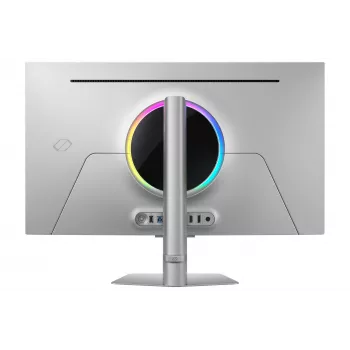 Samsung G81SF kompiuterio monitorius 81,3 cm (32 coliai) 3840 x 2160 pikselių 4K Ultra HD OLED sidabrinis
