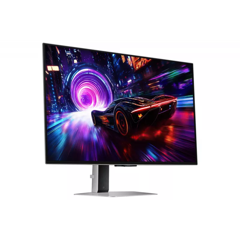 Samsung G81SF kompiuterio monitorius 81,3 cm (32 coliai) 3840 x 2160 pikselių 4K Ultra HD OLED sidabrinis