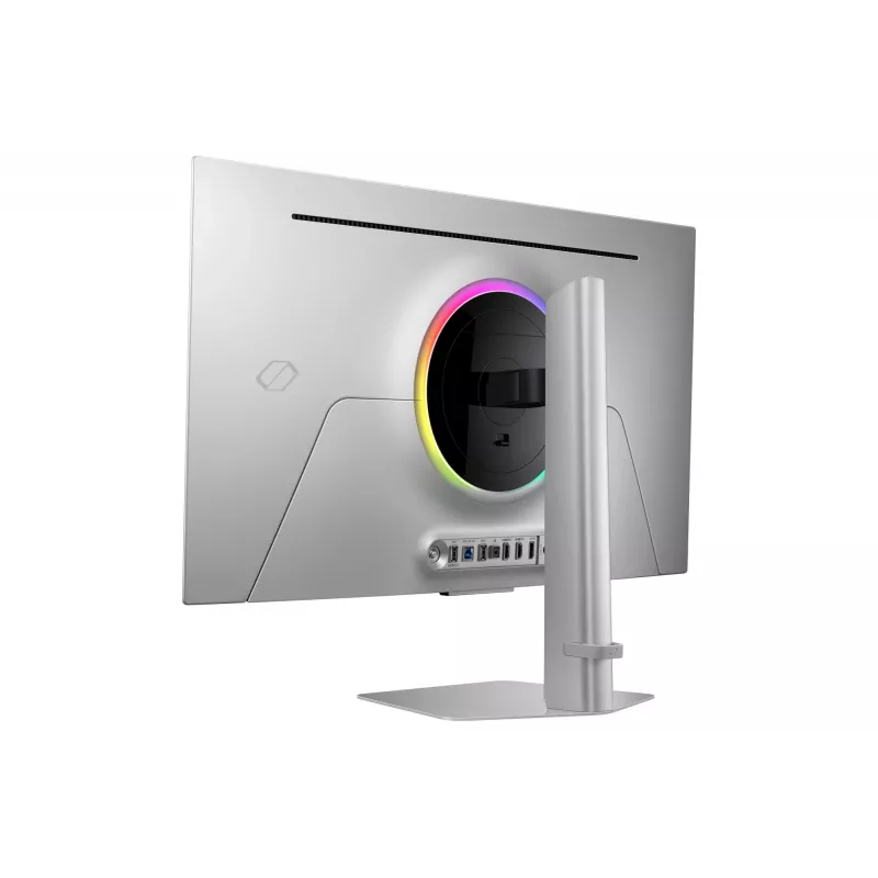 Samsung G81SF kompiuterio monitorius 81,3 cm (32 coliai) 3840 x 2160 pikselių 4K Ultra HD OLED sidabrinis